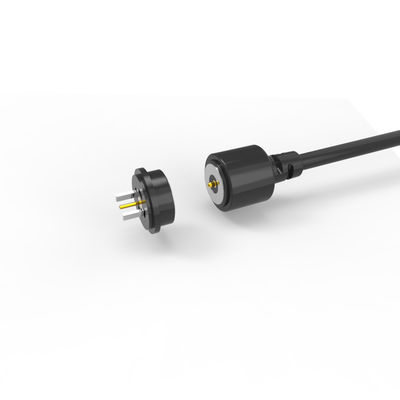 60g spring force circular 2pin male and female magnetic charging cable connector