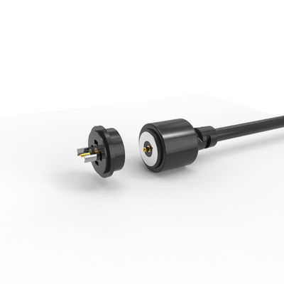 60g spring force circular 2pin male and female magnetic charging cable connector