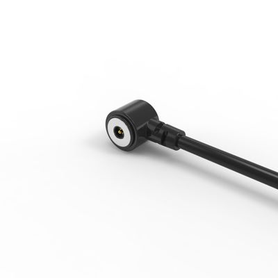 Black HTN housing TPE cable magnetic pogo pin cable connector 12V 2A
